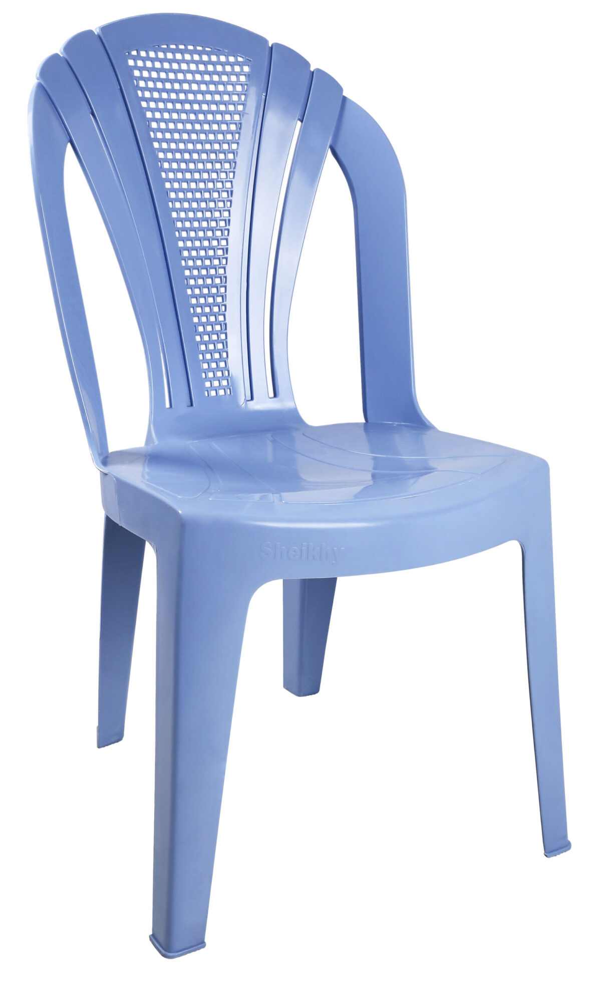 صندلی پلاستیکی لانه زنبوری آبی